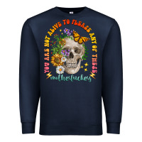 Navy not alive to please Premium Sweatshirt - LillyAllenDesigns