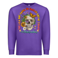 Purple not alive to please Premium Sweatshirt - LillyAllenDesigns