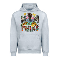 Heather Grey mom of twins girls mother's day Urban Hoodie - CowGirlArtShop