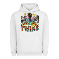 Pigment Lunar Rock mom of twins girls mother's day Urban Hoodie - CowGirlArtShop