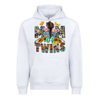 White mom of twins girls mother's day Urban Hoodie - CowGirlArtShop