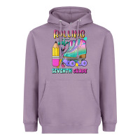 Lavender rolling into seventh grade Heavyweight Hoodie - BundleAndBundleShop