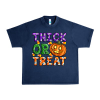 Navy Thick Or Treat Urban Heavy Tee - Artiststas