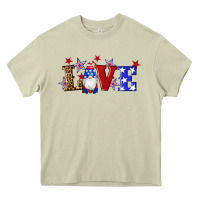 Mossy american flag gnomes love Heavy Core Tee - Artiststas