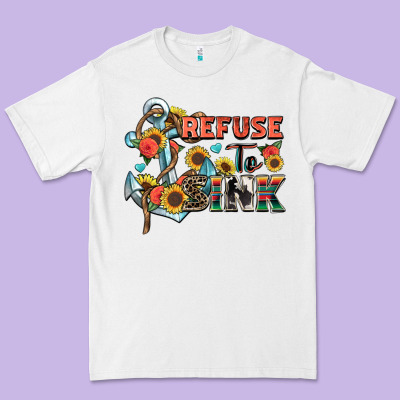 Refuse To Sink Premium Tee Designed By Zillion Design Studio