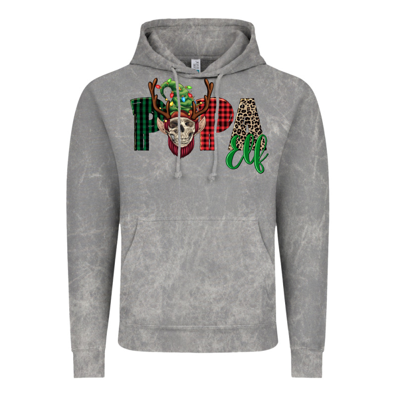 Papa Elf Skull Vintage Hoodie by FaDigitalArtStudio | Teevron