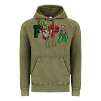 Vintage Olive papa elf skull Vintage Hoodie - FaDigitalArtStudio
