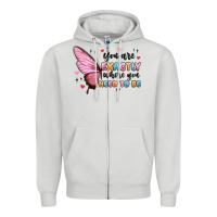 You Sre Exactly Where You Need To Be Zipper Hoodie | Teevron