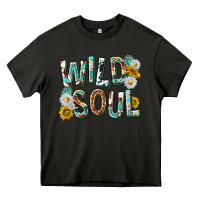 Asphalt western wild soul with sunflowers Heavy Core Tee - texasbilliewilder