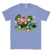 Colony Blue easter truck with bunny Classic Tee - AdoDesignShop