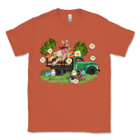 Copper easter truck with bunny Classic Tee - AdoDesignShop