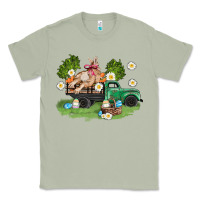 Matcha easter truck with bunny Classic Tee - AdoDesignShop