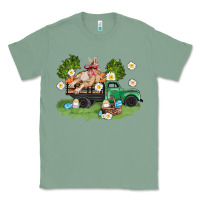 Sage easter truck with bunny Classic Tee - AdoDesignShop