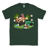 Sports Green easter truck with bunny Classic Tee - AdoDesignShop