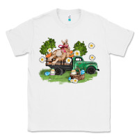 White easter truck with bunny Classic Tee - AdoDesignShop