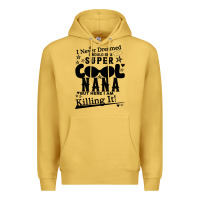 Antique Gold I Never Dreamed I Would Be A Super Cool Nana Premium Hoodie - Bettercallsaul
