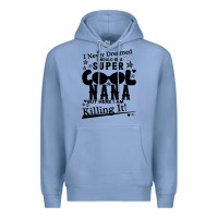 Colony Blue I Never Dreamed I Would Be A Super Cool Nana Premium Hoodie - Bettercallsaul