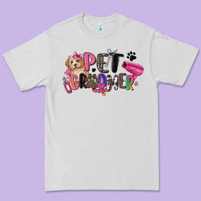 Pet Groomer Premium Tee Designed By Zillion Design Studio