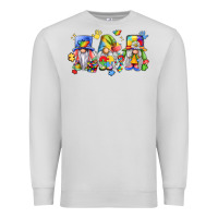 Dove Grey autism gnomes Premium Sweatshirt - LillyAllenDesigns