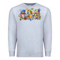 Heather Grey autism gnomes Premium Sweatshirt - LillyAllenDesigns