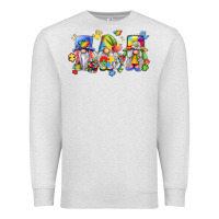 Oatmeal Heather autism gnomes Premium Sweatshirt - LillyAllenDesigns