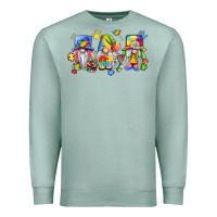 Seafoam autism gnomes Premium Sweatshirt - LillyAllenDesigns