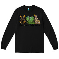 Black Peace Love Baby Baboon Long Sleeve Tee - LillyAllenDesigns