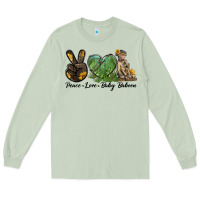 Matcha Peace Love Baby Baboon Long Sleeve Tee - LillyAllenDesigns