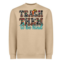 Mushroom teach them to be kind Heavyweight Sweatshirt - JahusDesignShop