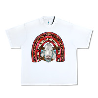 White valentines simmental  rainbow Urban Heavy Tee - JahusDesignShop