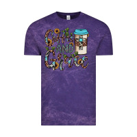 Cloud Purple coffee and grace Vintage Tee - JahusDesignShop