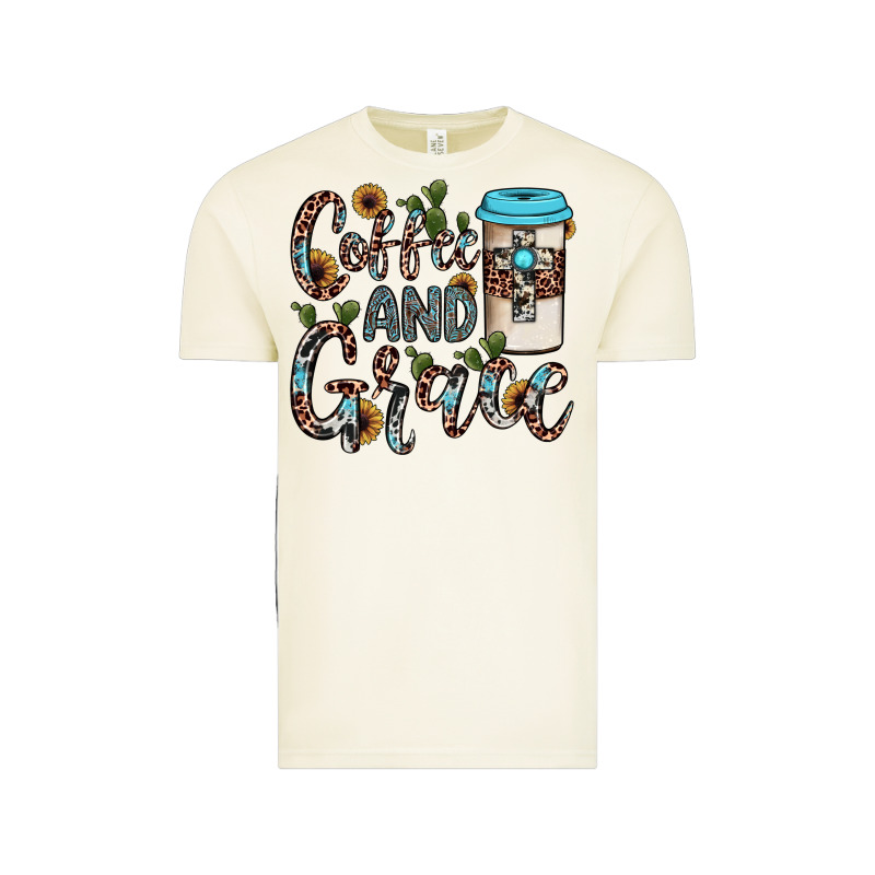 Coffee And Grace Vintage Tee by JahusDesignShop | Teevron