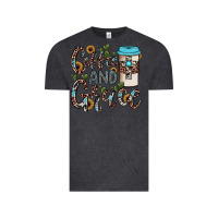 Vintage Black coffee and grace Vintage Tee - JahusDesignShop