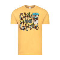 Vintage Mustard coffee and grace Vintage Tee - JahusDesignShop