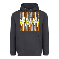 Smoke softball bat seamless pattern Heavyweight Hoodie - BundleAndBundleShop