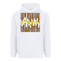 White softball bat seamless pattern Heavyweight Hoodie - BundleAndBundleShop