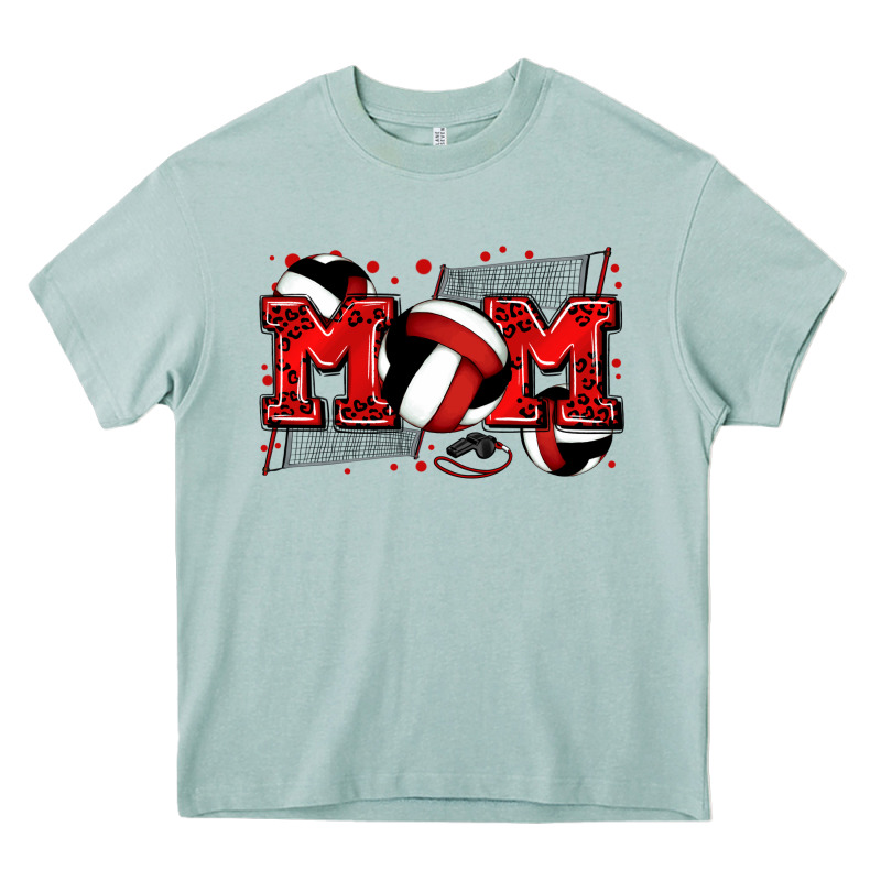 Mom Volleyball Heavy Core Tee by Zillion Design Studio | Teevron