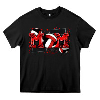 Black mom volleyball Heavy Core Tee - Zillion Design Studio