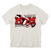 Cream mom volleyball Heavy Core Tee - Zillion Design Studio