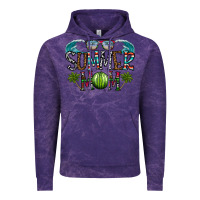 Cloud Purple summer mom Vintage Hoodie - CowhideDigitalArt