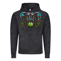 Vintage Black summer mom Vintage Hoodie - CowhideDigitalArt