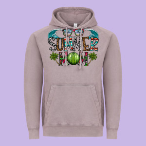 Summer Mom Vintage Hoodie Designed By Cowhidedigitalart