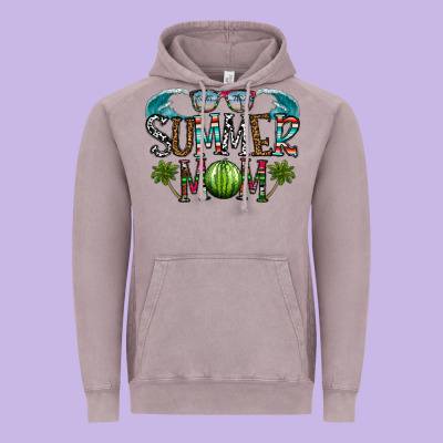 Summer Mom Vintage Hoodie Designed By Cowhidedigitalart