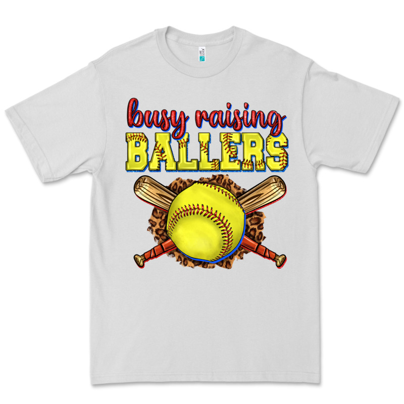 Busy Raising Ballers Softball Premium Tee by texasbilliewilder | Teevron