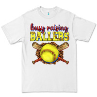 White busy raising ballers softball Premium Tee - texasbilliewilder