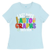 Baby Blue last days auto graphs Ladies Tee - JahusDesignShop