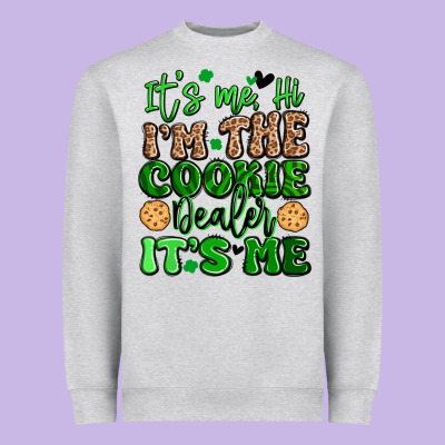 It's Me Hi I'm The Cookie Dealer It's Me Girl Scou Heavyweight Sweatshirt Designed By Artiststas