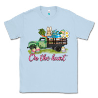 Dusty Blue easter on the hunt Classic Tee - AdoDesignShop