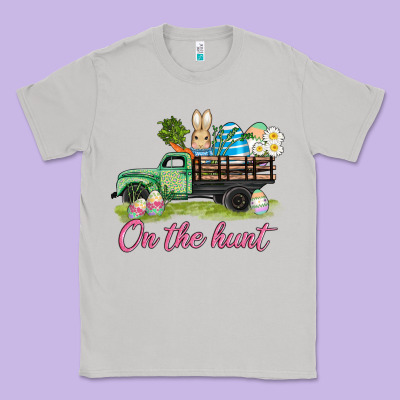 Easter On The Hunt Classic Tee Designed By Adodesignshop