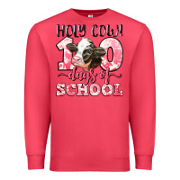Cardinal holy cow 100 days of school Premium Sweatshirt - LillyAllenDesigns